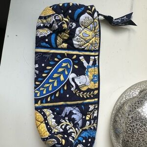 Vera Bradley Elie Blue Elephant Pouch- Navy, Blue & Yellow